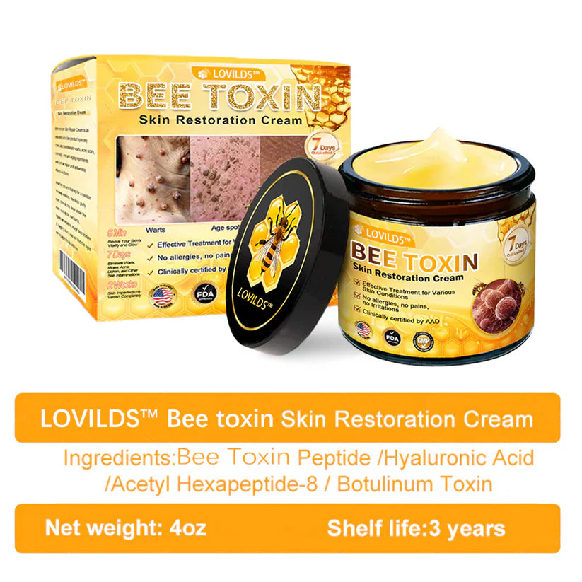 2025 LOVILDS™ Bee Toxin Skin Repair Cream(AAD Recommended👨⚕️)
