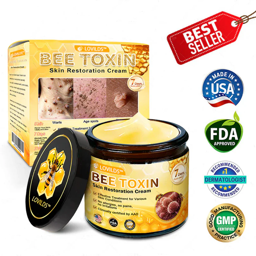 2025 LOVILDS™ Bee Toxin Skin Repair Cream(AAD Recommended👨⚕️)
