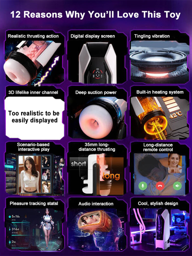 2025 Automatic Relaxation Device Hands-Free Comfort for Your Private Time