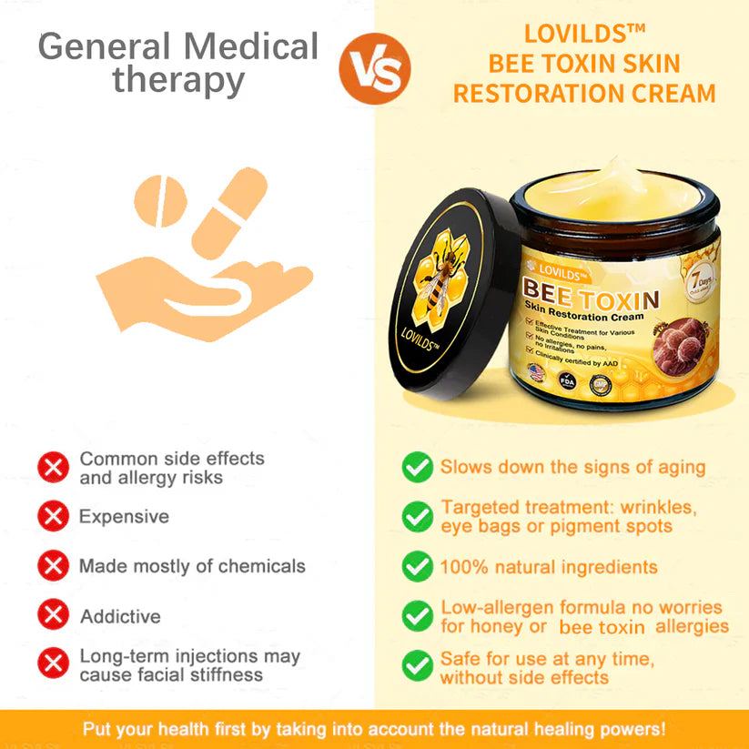 2025 LOVILDS™ Bee Toxin Skin Repair Cream(AAD Recommended👨⚕️)