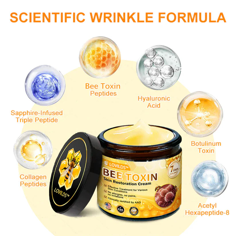 2025 LOVILDS™ Bee Toxin Skin Repair Cream(AAD Recommended👨⚕️)