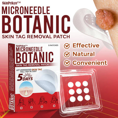 2025 SkinPrikyn™ MicroNeedle Botanic Skin Tag Removal Patch 🇺🇸 Made in the USA