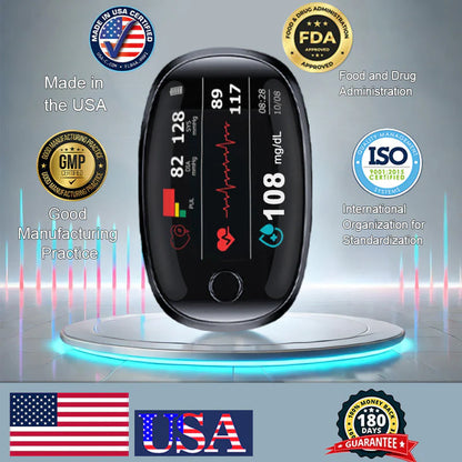 【OFFICIAL STORE】Tidgloza™ Non-Invasive Blood Glucose Meter[99.9% Accuracy]